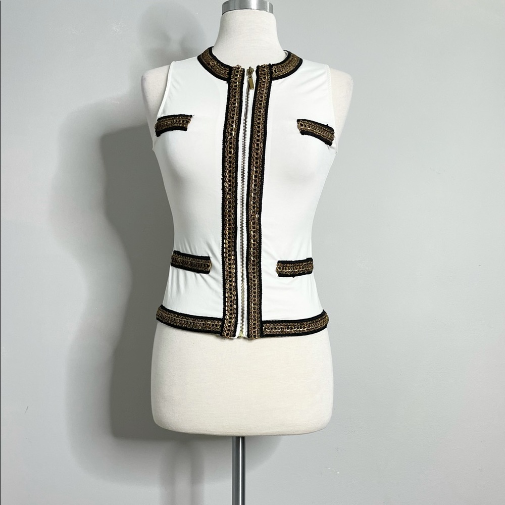 CARMIN LOS ANGELES Sleeveless Chain Vest